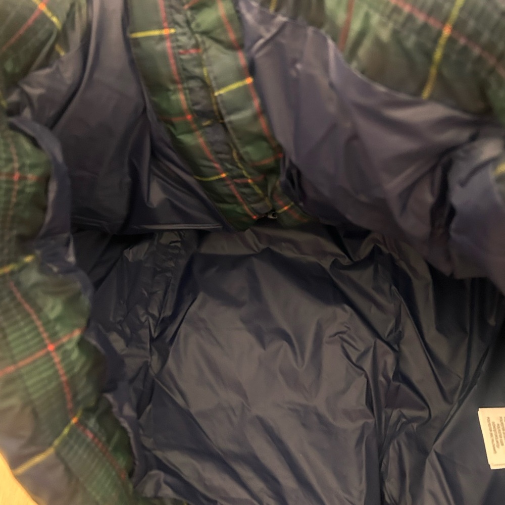 Polo Ralph Lauren girls long parka puffer down coat plaid with hood NWT $265 - Picture 9 of 9